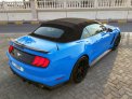 Blue Ford Mustang Shelby GT350 Convertible V4 2018 for rent in Dubai 9